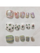 ワナネイルデザイン(wanna nail design)/【定額C】2025年FOOT新作