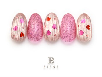 ビーネ 品川 高輪店(BIENE)/2026年バレンタインネイル-8