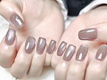 ツインネイル 久屋大通店(twin.nail)/マグフラ×ブラウン