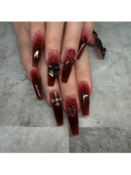 トワール 元町(Toyale)/チークネイル/埋め尽くしネイル