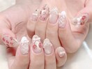 さくらんぼ/バレエコアネイル