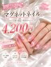 人気No.1★【自爪】うるツヤマグネットネイル ¥4,200