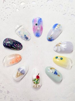 チュア(CHUA)の写真/春を感じるデザインが登場！季節ごとに変わるキャンペーンネイルやイベントネイルで楽しみましょう♪