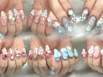 ケーエヌ(KN)の写真/キラキラストーン/リボン/クロスなどどんなテイストも可能な圧倒的パーツ量で希望のデザインが出来る♪