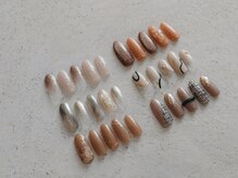グロウネイル(glow nail)の雰囲気（デザインサンプル）