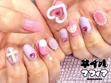 ネイルマフィア 渋谷(NAIL MAFIA)/ゆめかわパーツ盛りネイル☆