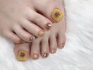 Summer foot☆ひまわりネイル♪
