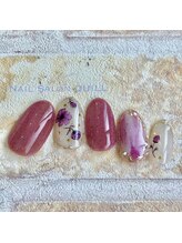 ネイルサロン クイル(QUILL)/９月コスモス（１）