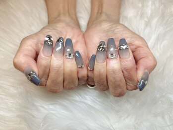 モカ 心斎橋(moca by Lee)/グレーネイル