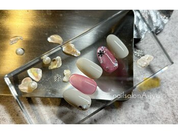 ネイルサロン アージュ(Nail Salon A jyu)/雪の結晶ネイル