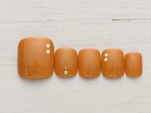 ネイルミックス 水戸店(Nail Mix)/ワンカラー×ドット　4990円