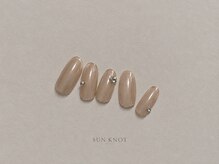SUN KNOT nail 大和高田 /フィルイン/マグネット/長さだし/持ち込み/ジェルネイルの雰囲気（大人女性に人気♪肌なじみの良い上品カラーが得意です◎）