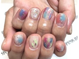 ～カジュアルショートネイル～