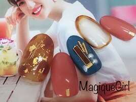 【べっ甲ネイル】