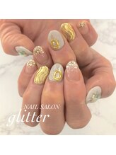 ネイルサロン グリッター(NAIL SALON glitter)/ニュアンスネイル