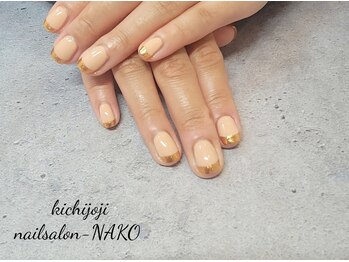 ナコ(NAKO)/ミラーフレンチ【吉祥寺ネイル】