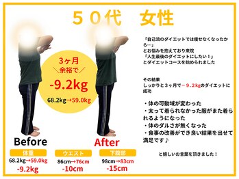 大の樹治療院 府中 中河原店/着られなかった服がまた着られる