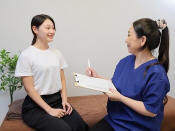 本町ゆびまる整骨院/カウンセリング　肩こり/首こり