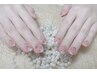 【HAND】初回オフ無料/ケア付■チークネイル（ストーン10粒込）¥7980→¥6980