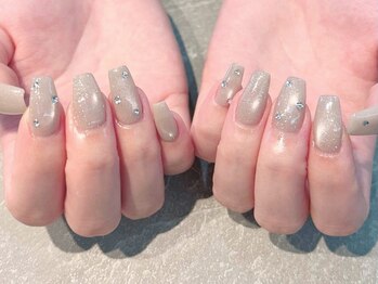 リッシュ(RICHE)の写真/《玉宮/パラジェル登録サロン》持ち込みデザインOK♪ヌーディーネイル/マグネットネイル/抜け感ニュアンス