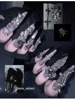 ノーリミットオオサカ 心斎橋(NOLIMIT.OSAKA)/フィルイン/長さだしネイル