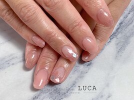 W-387 大人可愛いハートネイル