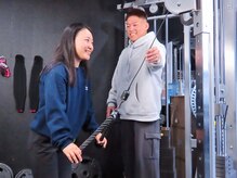 広い空間で周りを気にせずトレーニング可能★