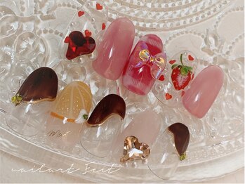 ネイルアート エクリ(Nail Art:Ecrit)/バレンタインネイル