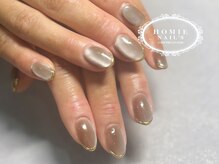 ホーミーネイルズ アットオフザリップパーク(HOMIE Nails at off the Lip park)/マグネットミラーラインネイル