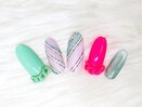 spring satin stripe