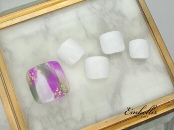 アンベリール 横浜店(Embellir)/(1195)塗りかけFootネイル