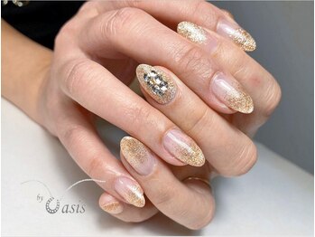 バイオアシス 麻布十番(by Oasis)/ピンクゴールド・ラメグラ