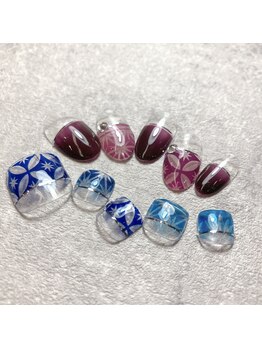 ナル バイ ネイルブレイク(Nalu by Nail Break)/江戸切子 和 クリア