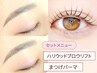 【セット】ハリウッドブロウリフト&まつ毛パーマ(マツパ) ¥10200→【¥9,700】