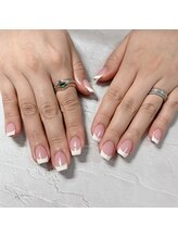 ブラン(blanc)/白フレンチネイル