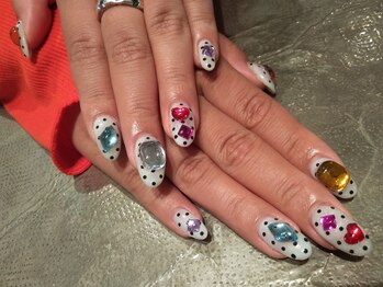 オーロラ(AurorA)/ドットベースにでかストーン