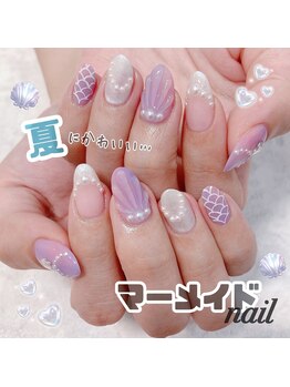 バニーアイズ 博多店(Bunny eyes)/夏流行りアート♪トレンド