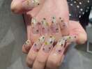 カラフルストーンネイル