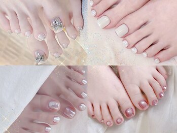 ラベンダー(Lavender)の写真/800色から選べるフットネイルで足元からおしゃれに☆丁寧＆スピーディ、コスパも良くリピーター続出★