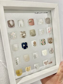 カラー(Calla)/フットネイル　サンプルアート