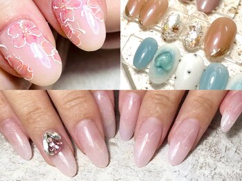 マロル(mal'olu)の写真/【トレンドデザイン多数】定額ネイルもご用意◎似合わせが得意なサロン♪限定MIXカラーで周りと差がつく♪