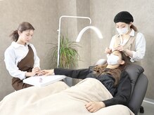 エーワン 神戸トアウエスト店(A-ONE)の雰囲気（まつ毛とネイルの同時施術も◎時短でお忙しい女性に大人気です！）