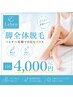 【キッズ脱毛】脚全体1回¥4,000