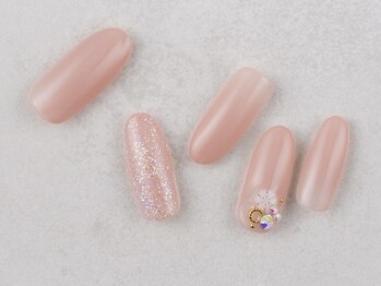 サンミーゴネイル 神戸店(Sunmego Nail)/シンプル結晶ネイル