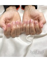 ヒールネイル(heal nail)/monthly定額デザインA.桜nail.
