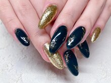 コーシェリ(koselig)/金箔ネイル