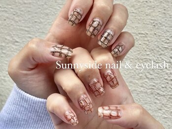 サニーサイド 梅田(Sunny side)の写真/毎日を彩る◎シンプル可愛いショートデザインで指先美人☆