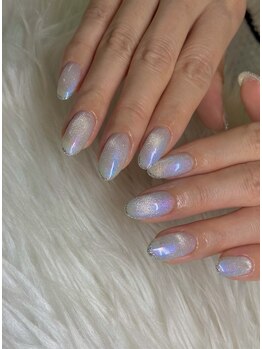 スロウネイル(slow nail)の写真/ヌードカラーからマグネット等オフィスネイルにもOKなちゅるんとデザイン♪手元を派手にできない方に◎