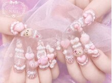 シンデレラネイル(CINDERELLA NAIL)/【チップ長さ出しネイル