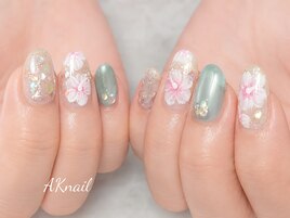 ハイビスカスネイル